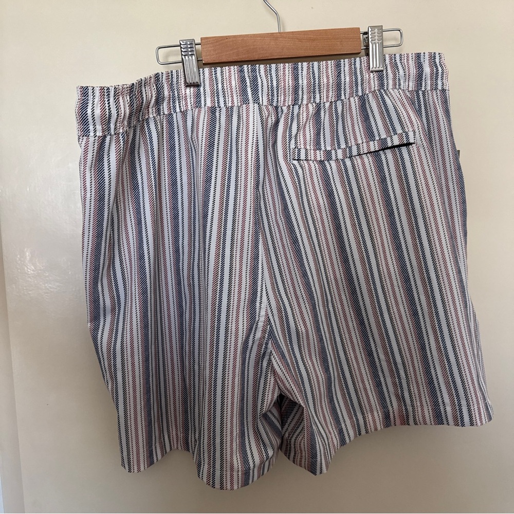 Goodfellow Men’s 5” Striped Drawstring Swim Trunks Size L NWT - Picture 3 of 5
